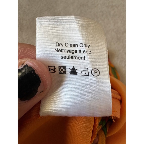 Veronica Beard Size 4 Randa Ruffle Floral Silk Top Peplum Flare Romantic - Picture 6 of 8